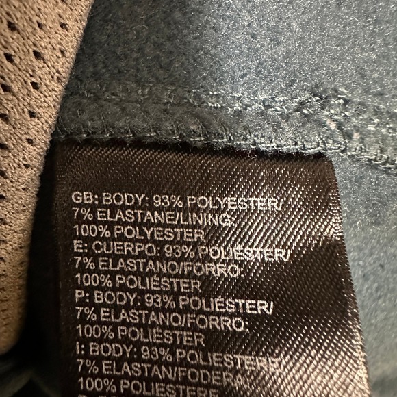 The North Face Apex Bionic 2 Full Zip Jacket Mens Small Blue Two-Tone Colorblock - Picture 8 of 12